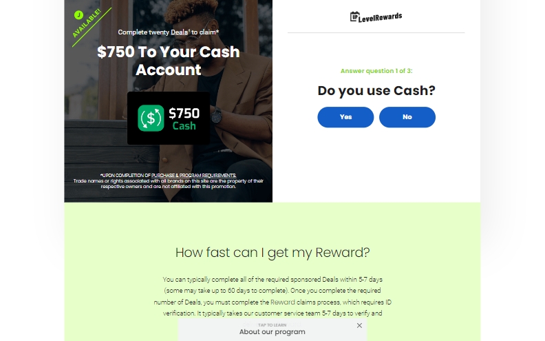 Rewards US - Cash $750 - (US)