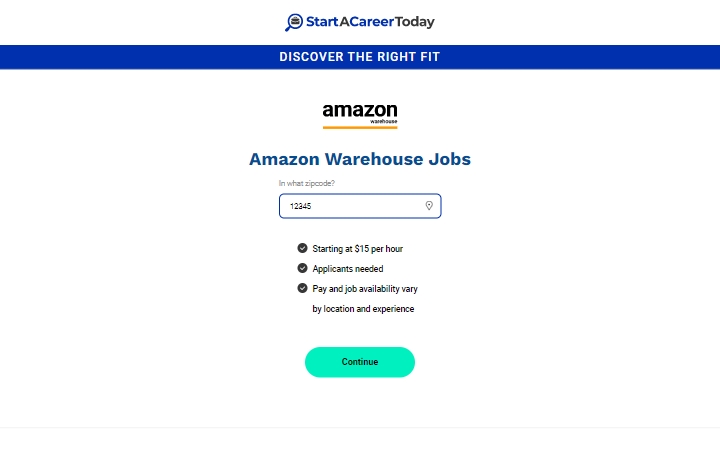 StartACareerToday - Amazon Warehouse Jobs - (US)
