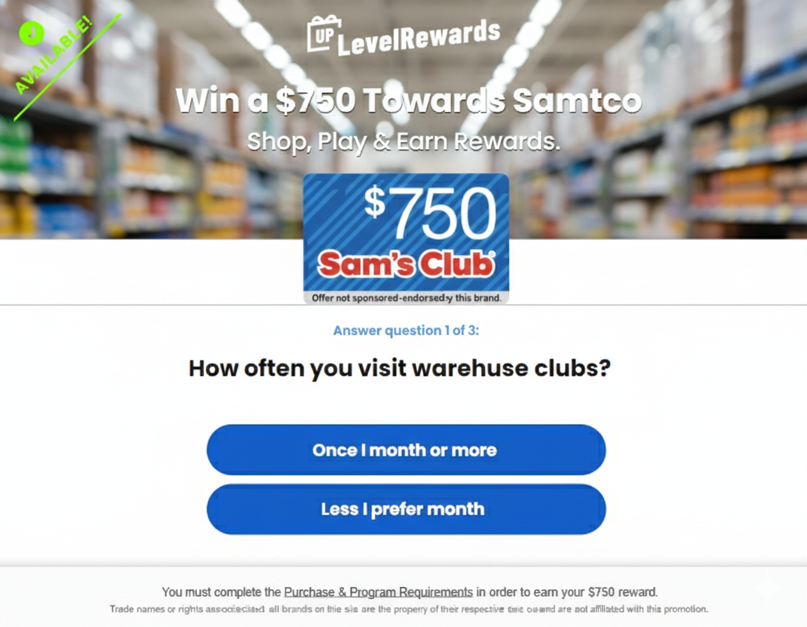 UpLevelRewards - Costco $750