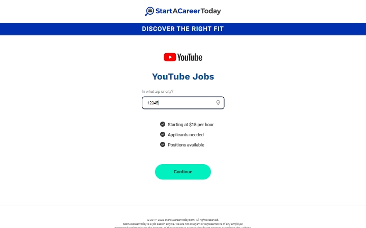 StartACareerToday - Youtube