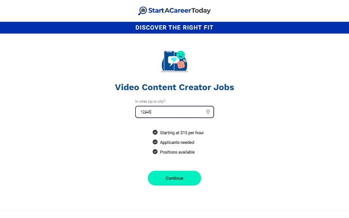 StartACareerToday - Video Content Creator